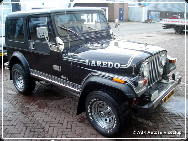 Lam Bejaarden Stadscentrum Autoservice Klup Hilversum Hobby- en DHZ Garage » Jim's Jeep CJ7 'LAREDO”  1984